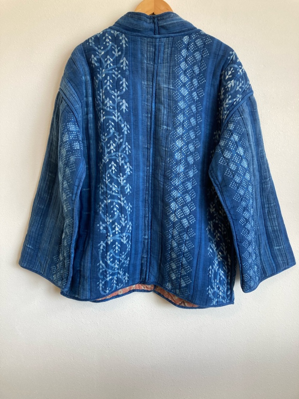 Faherty Sun Valley Quilted Jacket large  Handcrafted Blue - Picture 4 of 6